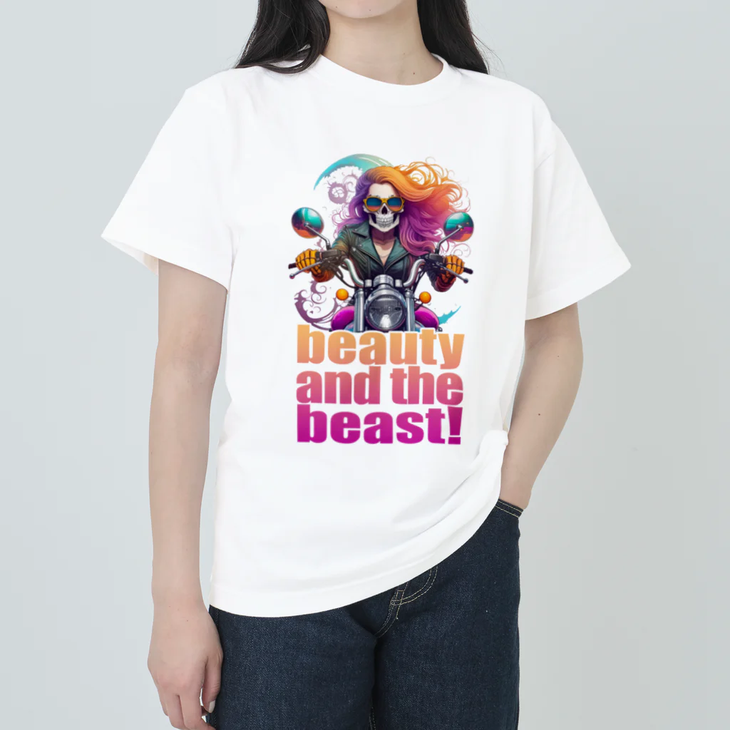 shime_savaのbeauty and the beast! ヘビーウェイトTシャツ