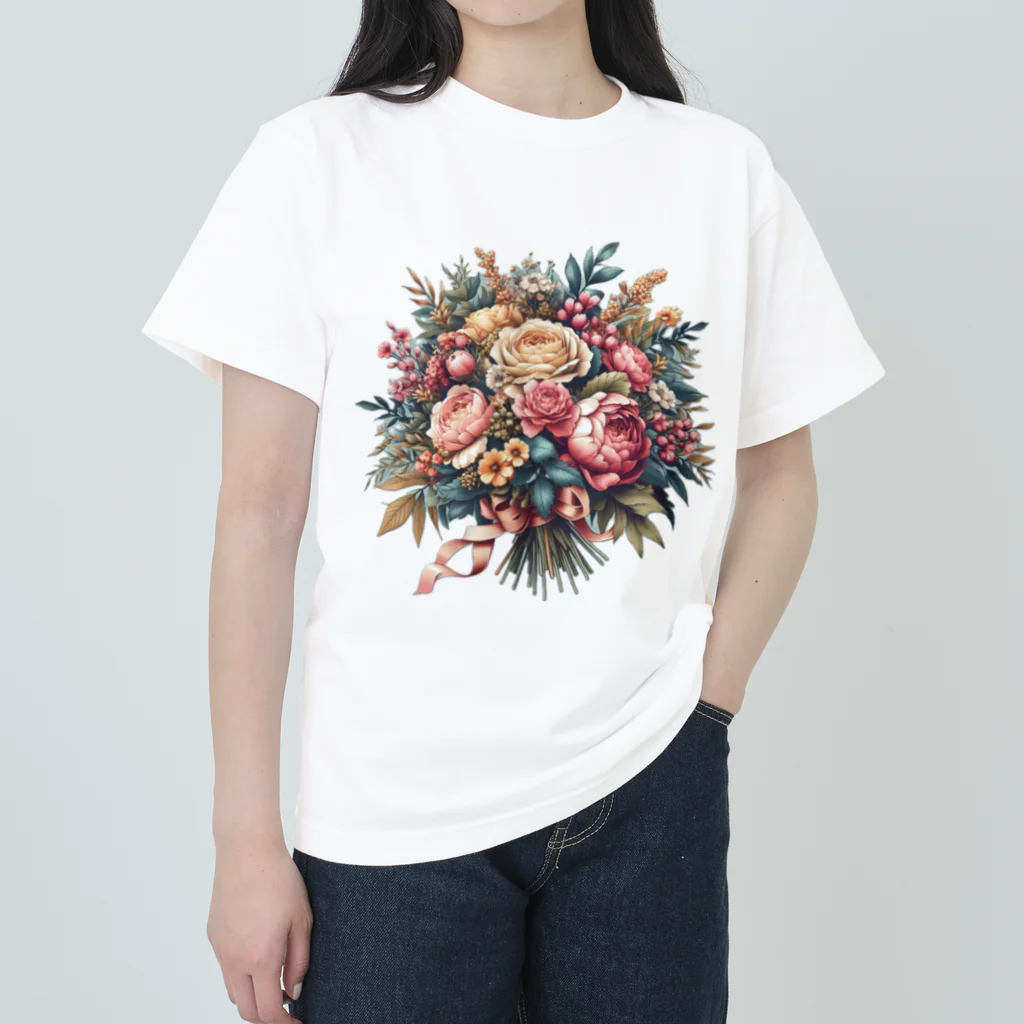 riotriffs_punksの花束 ヘビーウェイトTシャツ