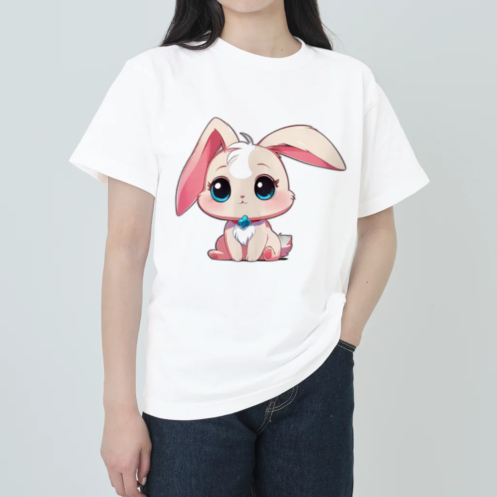 ちょっといいSHOPのちびアニマル（うさぎ） Heavyweight T-Shirt