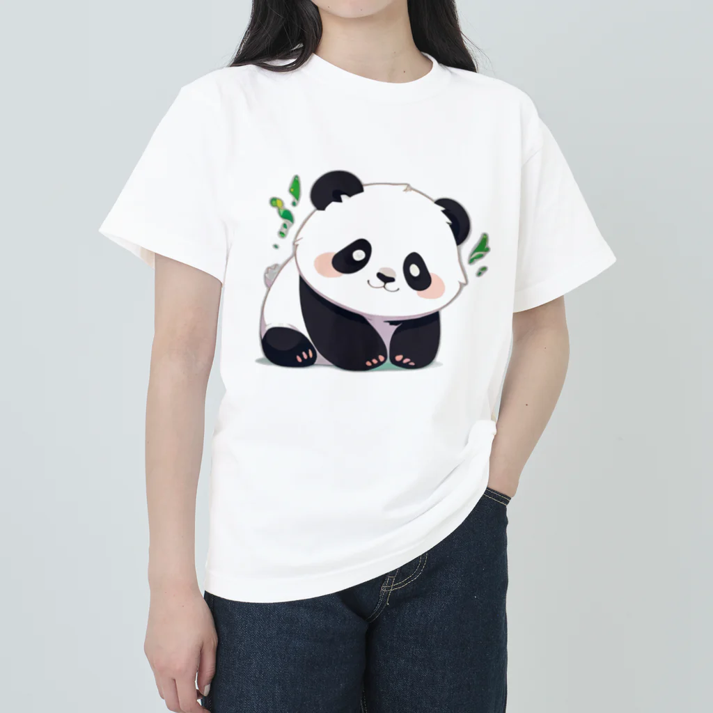 ちょっといいSHOPのちびアニマル（パンダ） Heavyweight T-Shirt