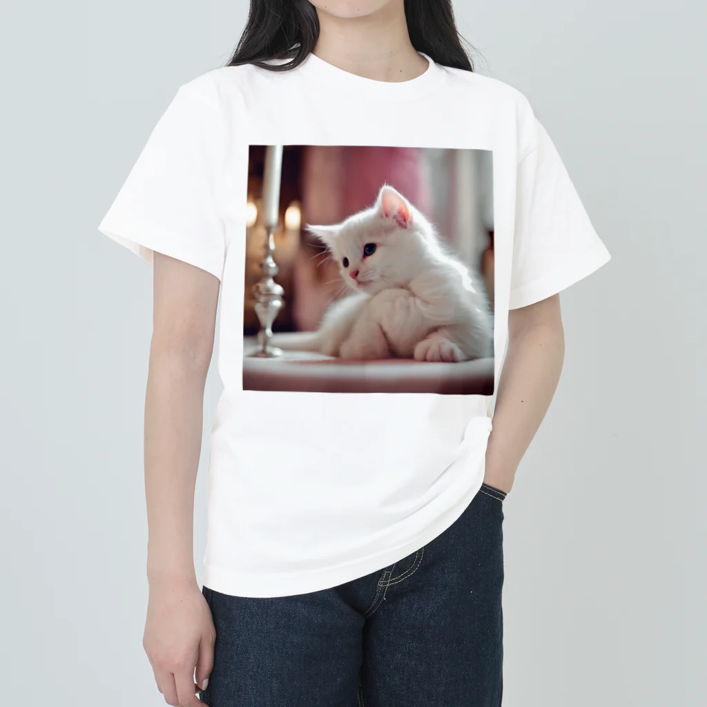 coco...の姫ねこ Heavyweight T-Shirt