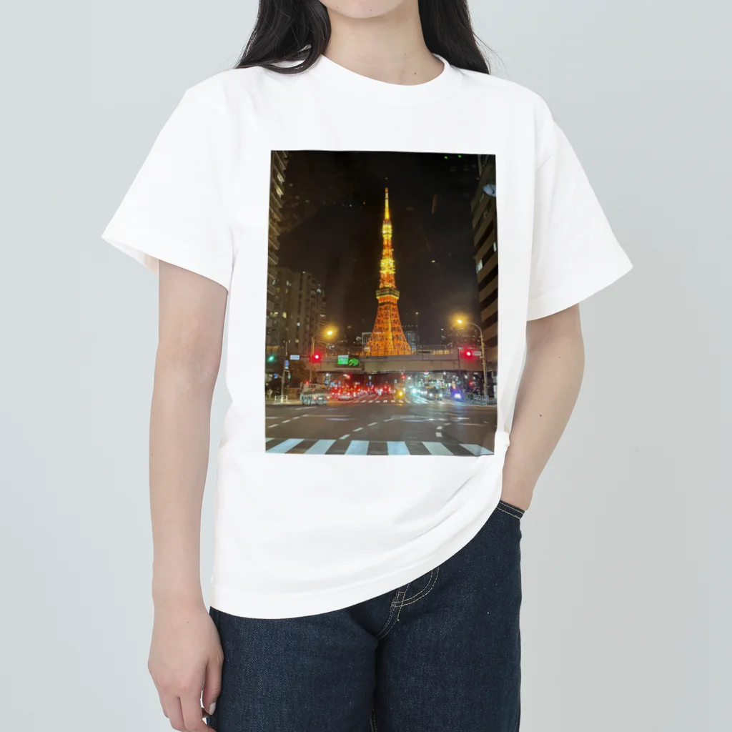 JohnDo Shopの東京タワー Heavyweight T-Shirt