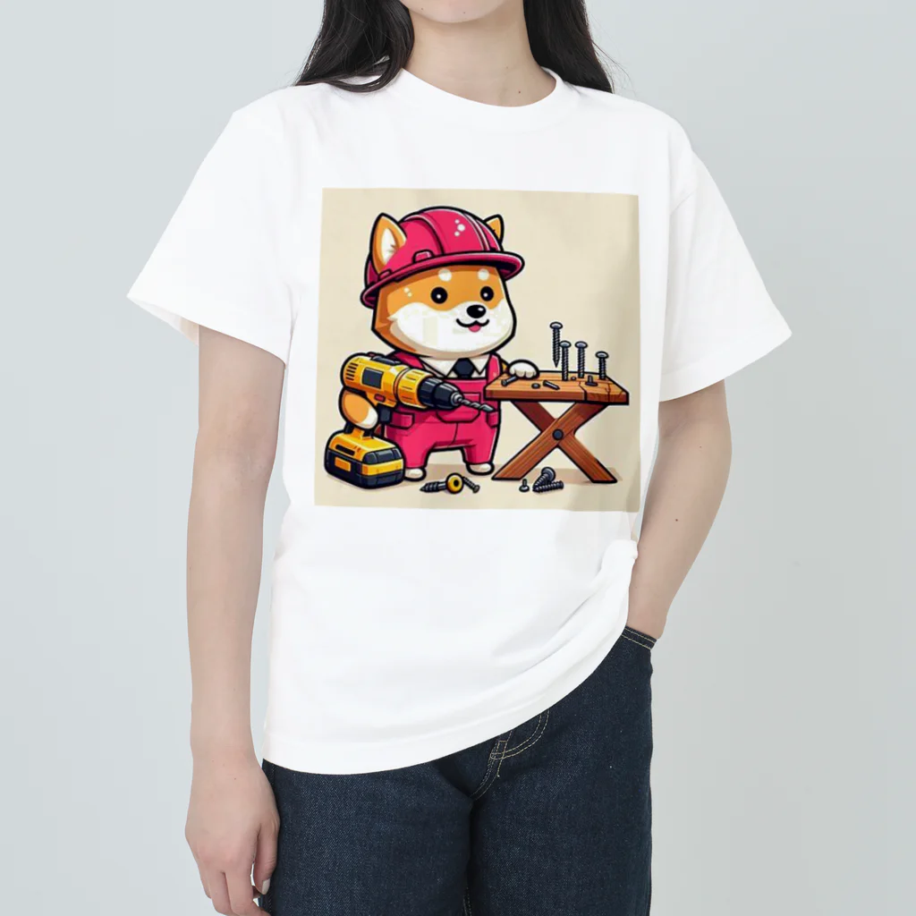 にこにこショップのしばどりる Heavyweight T-Shirt