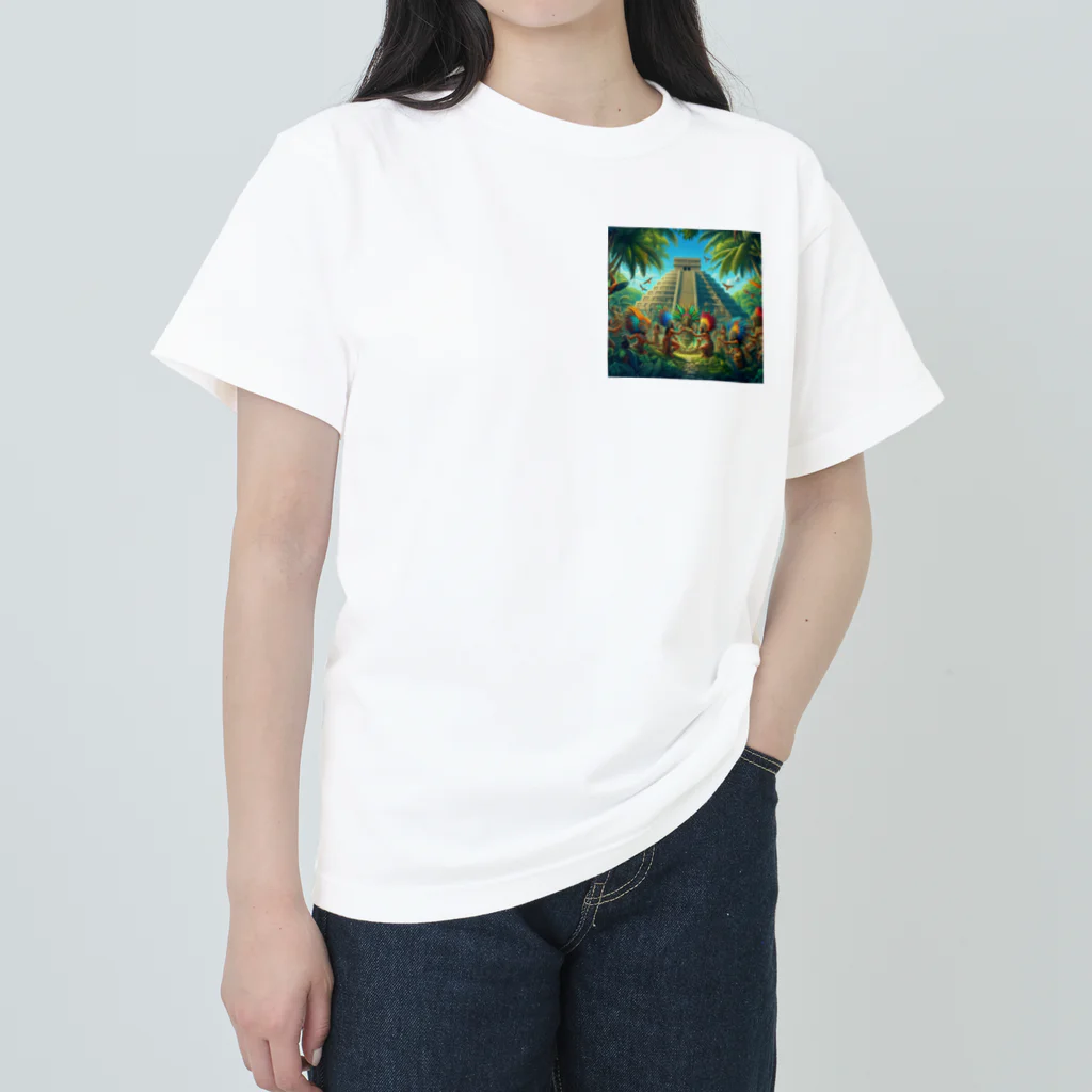 うりこみ屋のマヤの人々 Heavyweight T-Shirt