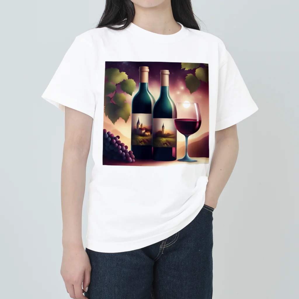 るんるんshopのワイン ヘビーウェイトTシャツ