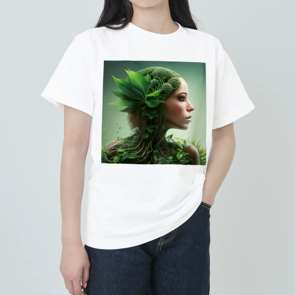 マルワーク S.Z.R.の植物系女子 ヘビーウェイトTシャツ