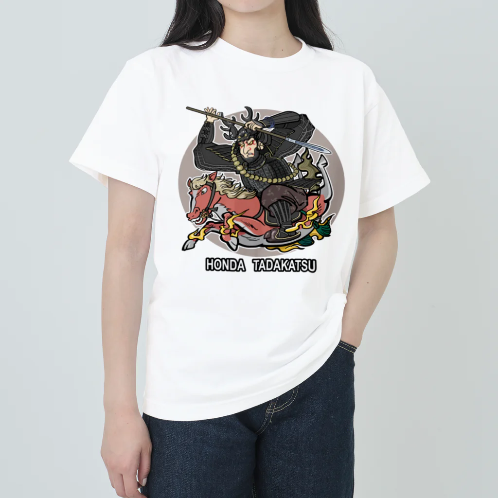 freehandの本多　忠勝 Heavyweight T-Shirt