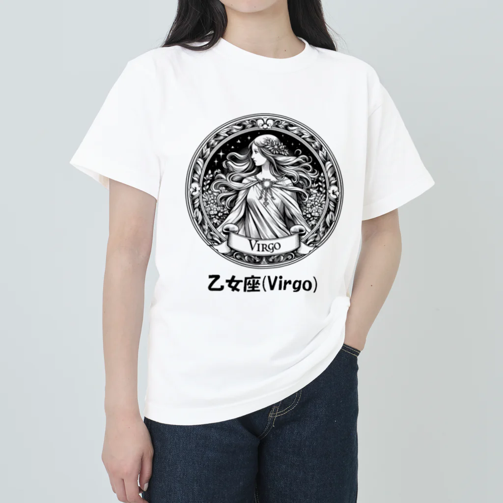 keystoneの乙女座(Virgo) ヘビーウェイトTシャツ