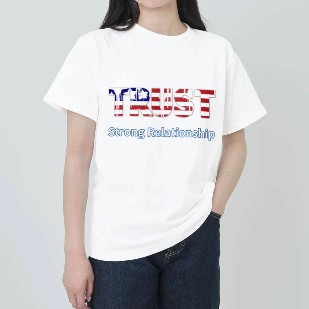 AwagoModeのTRUST (STRONG RELATIONSHIP) (16) Heavyweight T-Shirt