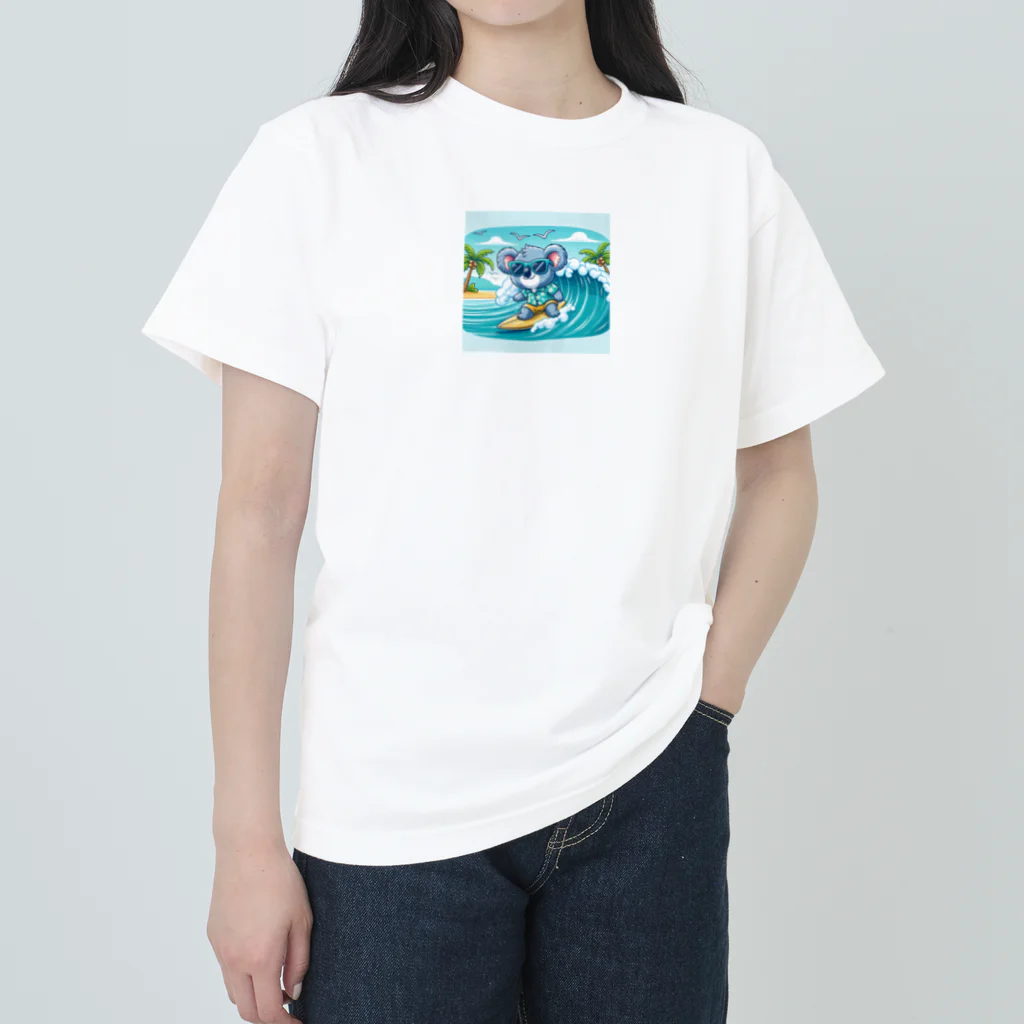 SHINYA2580の波乗りコアラ🐨 ヘビーウェイトTシャツ