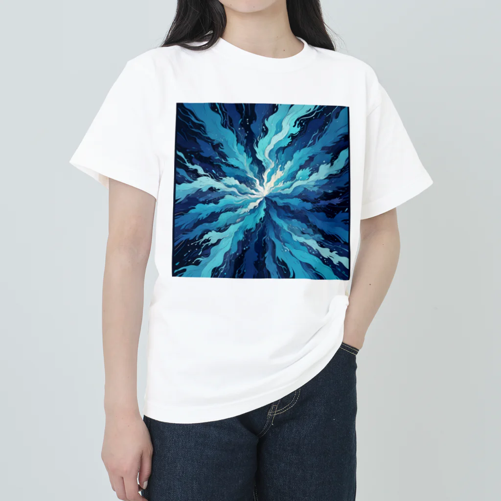 AI Fantasy Art Shopのart of fire④ Heavyweight T-Shirt