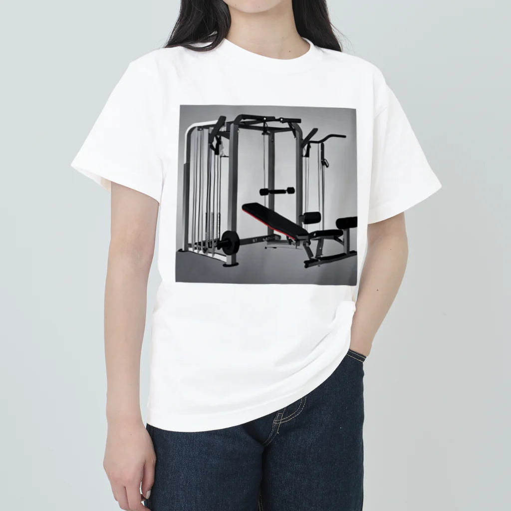 muscle_0419の自宅トレーニング室 Heavyweight T-Shirt