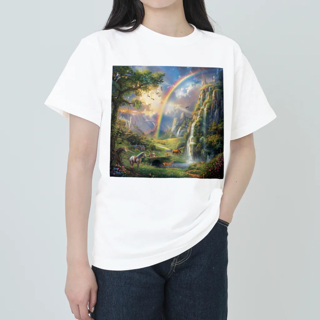 AQUAMETAVERSEの夢の国 ヘビーウェイトTシャツ