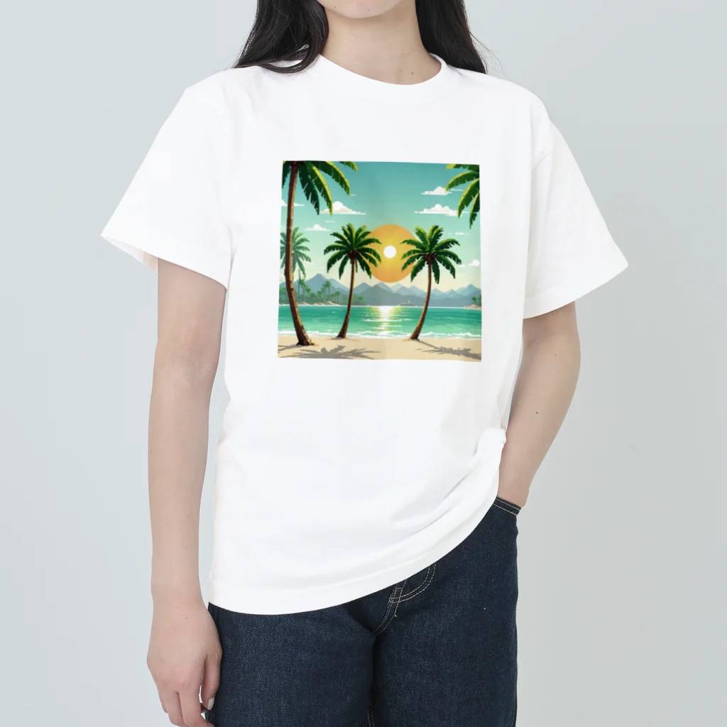 Paradise ExploreのPalmShade Oasis ヘビーウェイトTシャツ