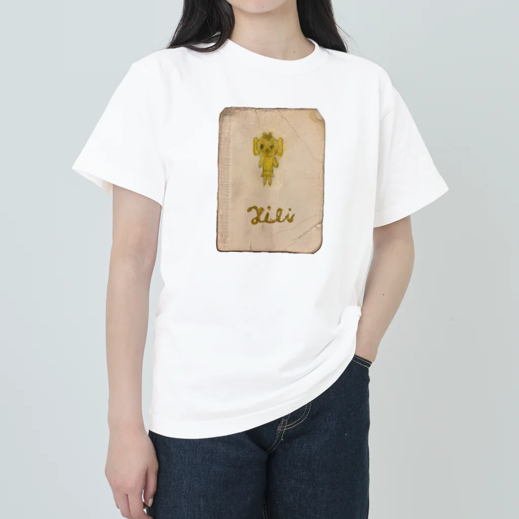 FUMIFU_nami-uchi-giwaのLili Heavyweight T-Shirt