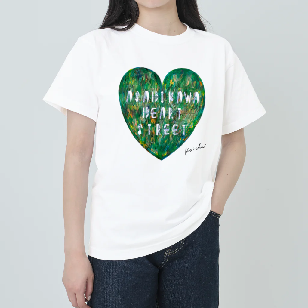 nissyheartのASAHIKAWA HEART STREET Heavyweight T-Shirt