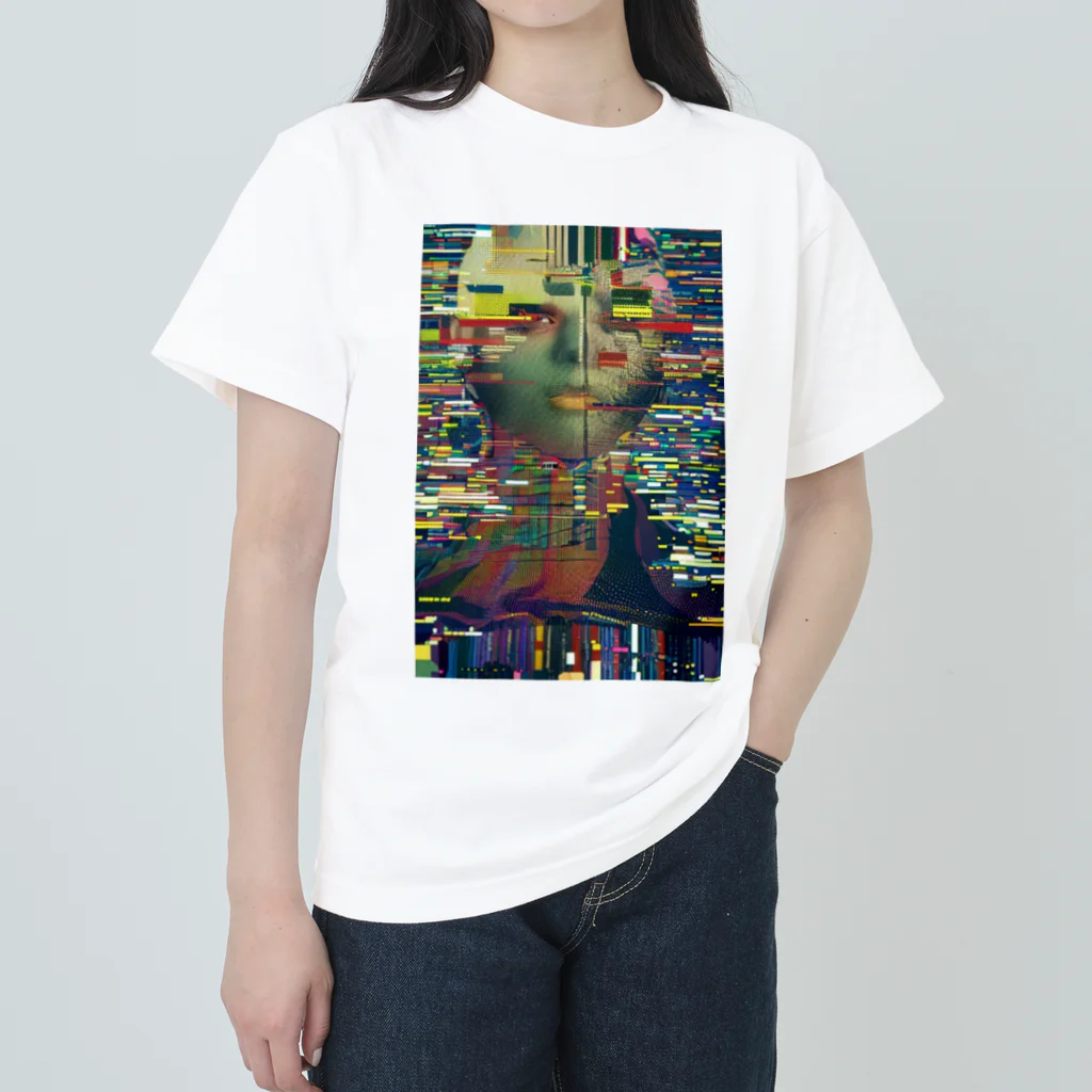 Blue planetのvol.4 glitch ヘビーウェイトTシャツ