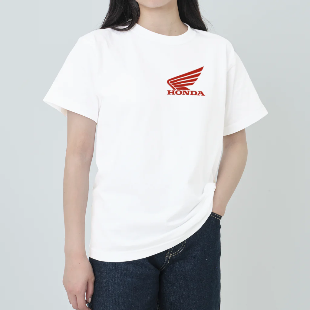 ysp1100のHONDAウィングマークです。 Heavyweight T-Shirt