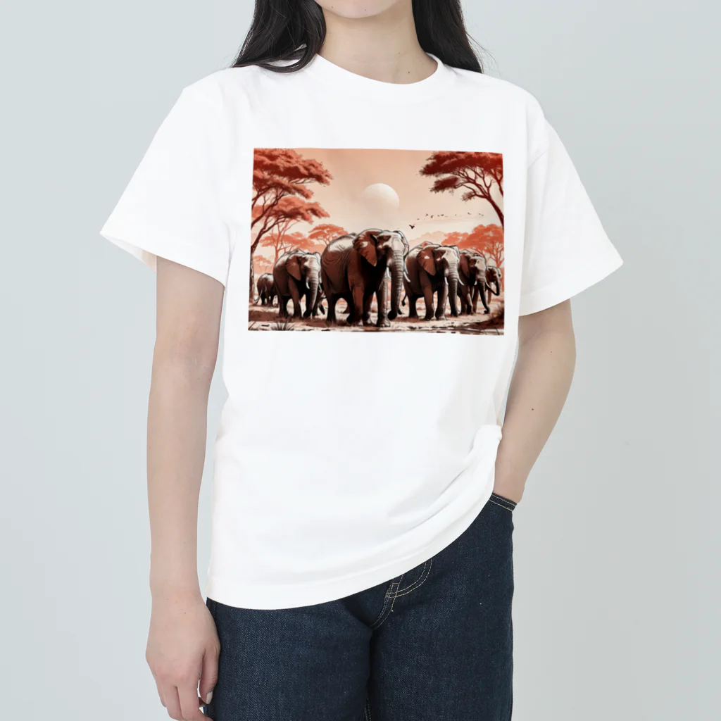 Happy_Sunny_Daysの悠久の歩み Heavyweight T-Shirt