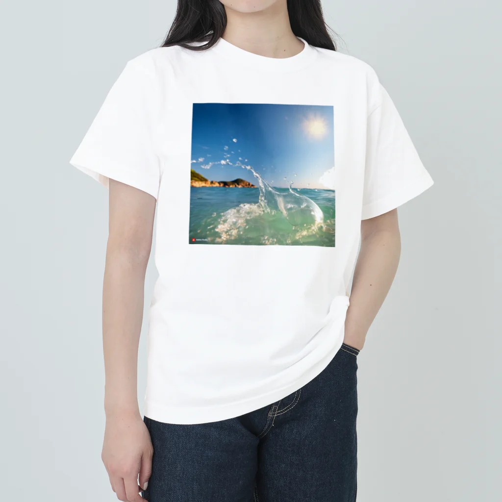 zakki-Rの暑い日本の夏 ヘビーウェイトTシャツ