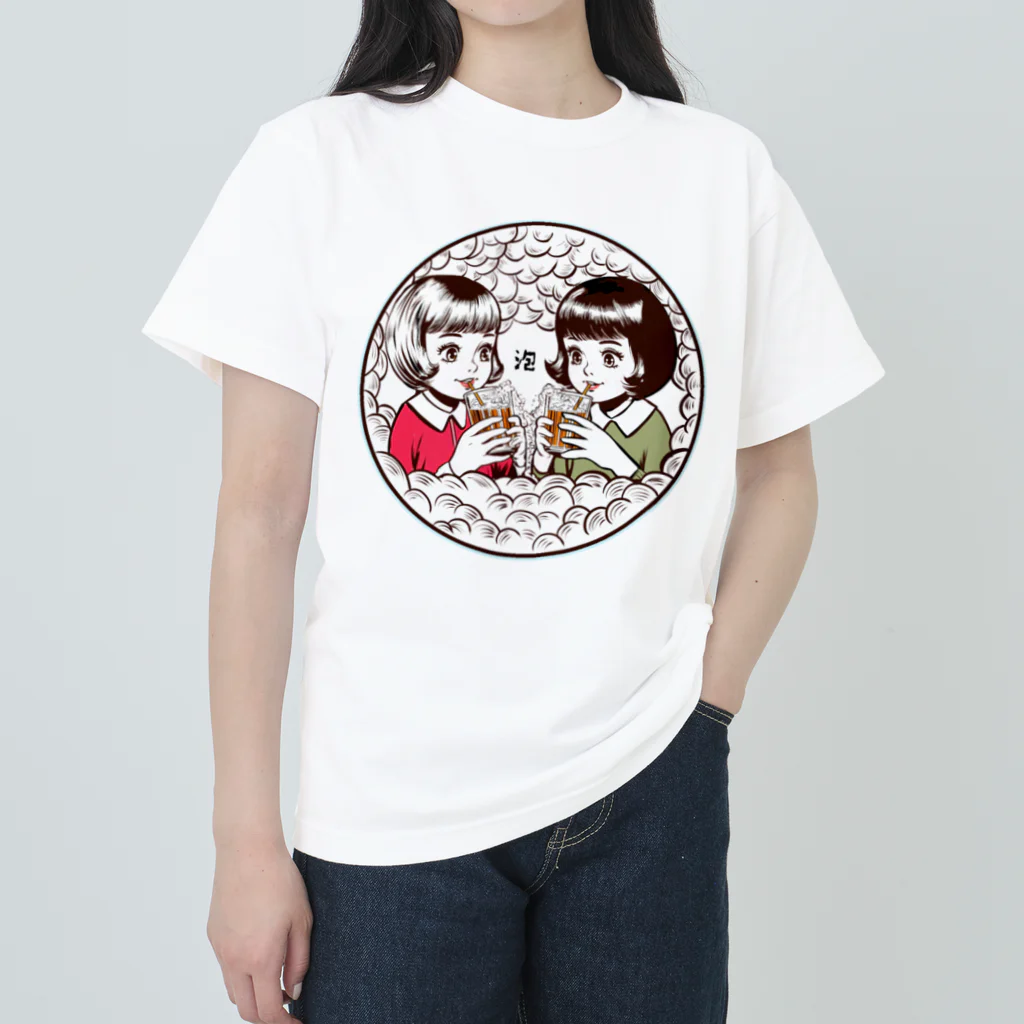 UNchan(あんちゃん)    ★unlimited★のブクブクシスターズの泡泡祭り ヘビーウェイトTシャツ