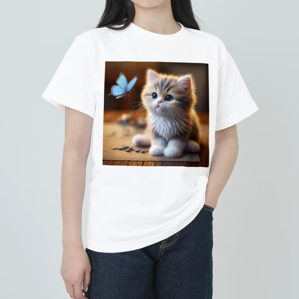 bungorouのほっこり猫コレクション ヘビーウェイトTシャツ