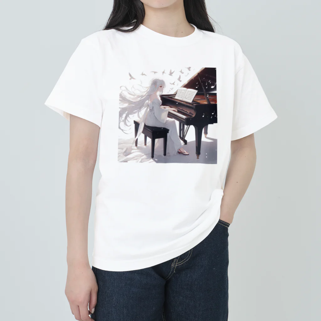 cocoa8877の夏のピアノ Heavyweight T-Shirt