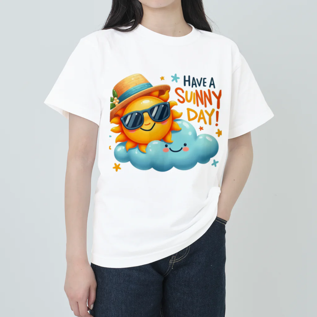 8kn356231の太陽 ヘビーウェイトTシャツ