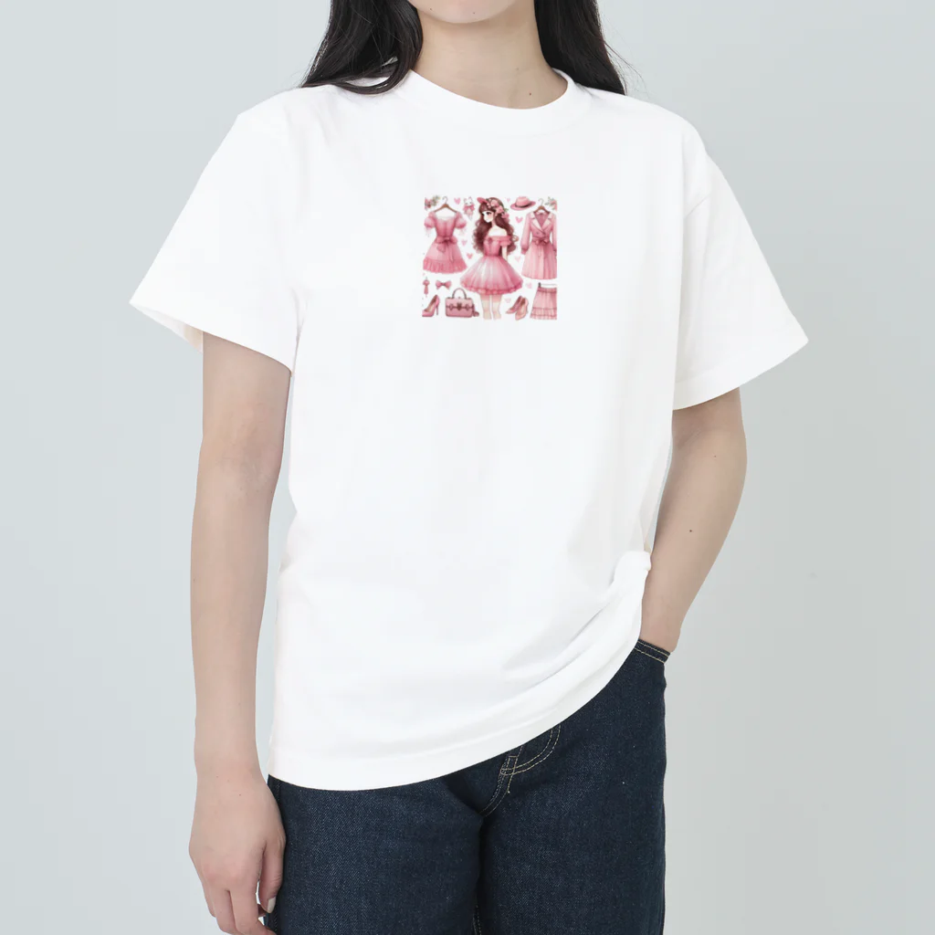 BeccaBeccaのピンク大好き Heavyweight T-Shirt