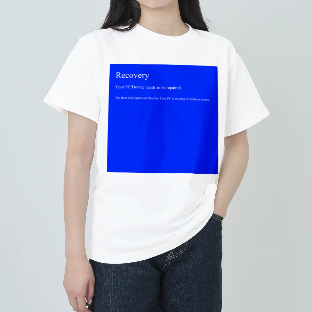 DULTONのブルーバックエラー Heavyweight T-Shirt