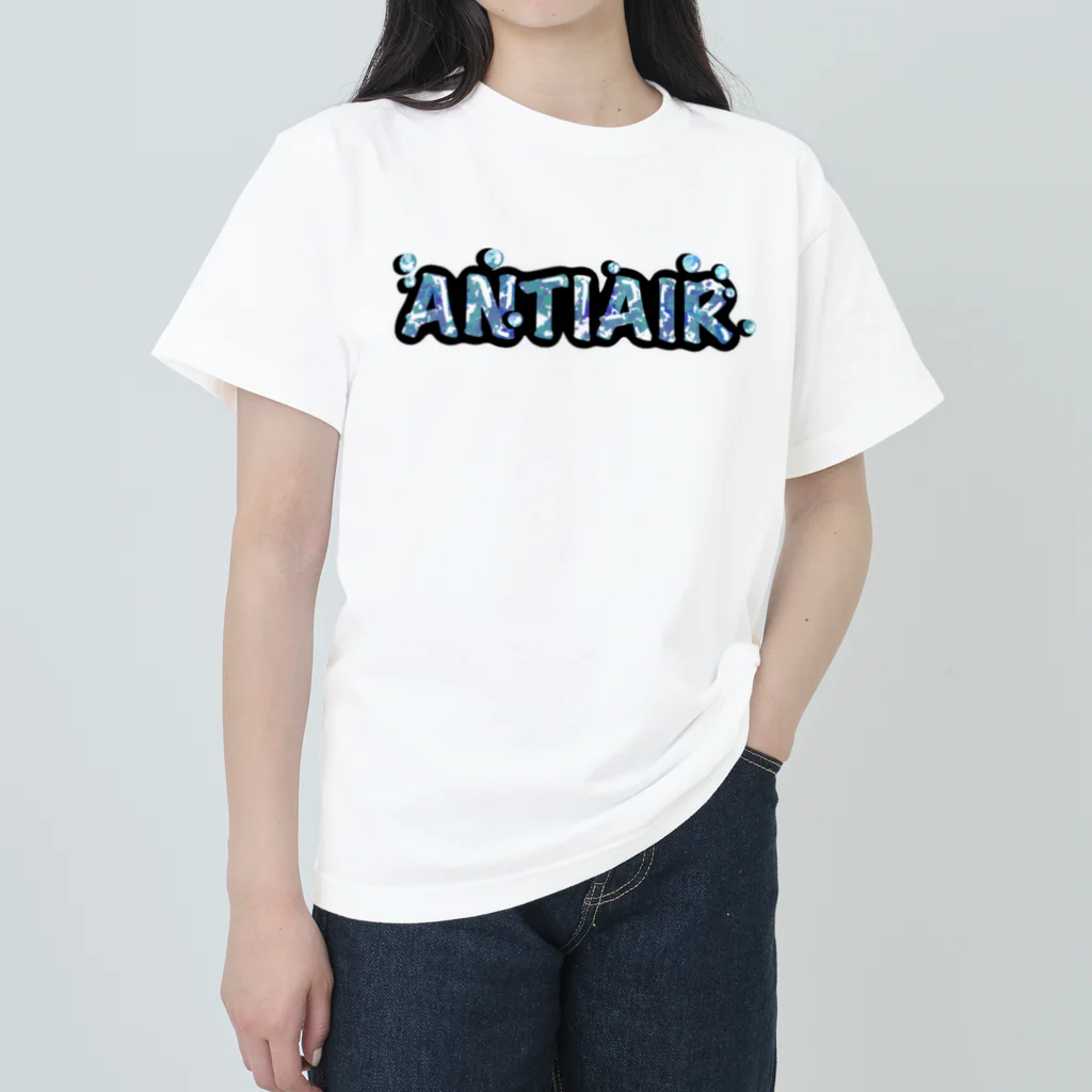 ANTIAIRのANTIAIR装飾ロゴTシャツ Heavyweight T-Shirt