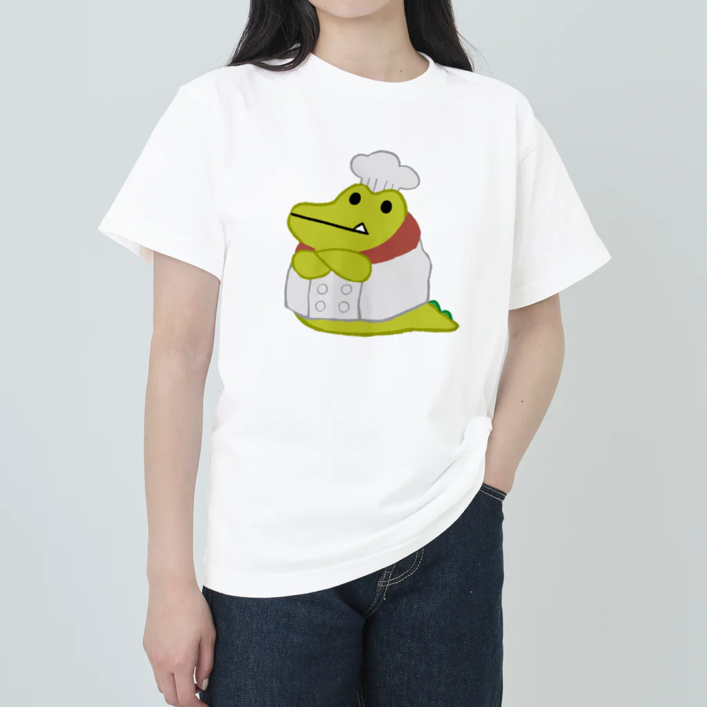 わりとせまいショップのblobwani（シェフ） ヘビーウェイトTシャツ