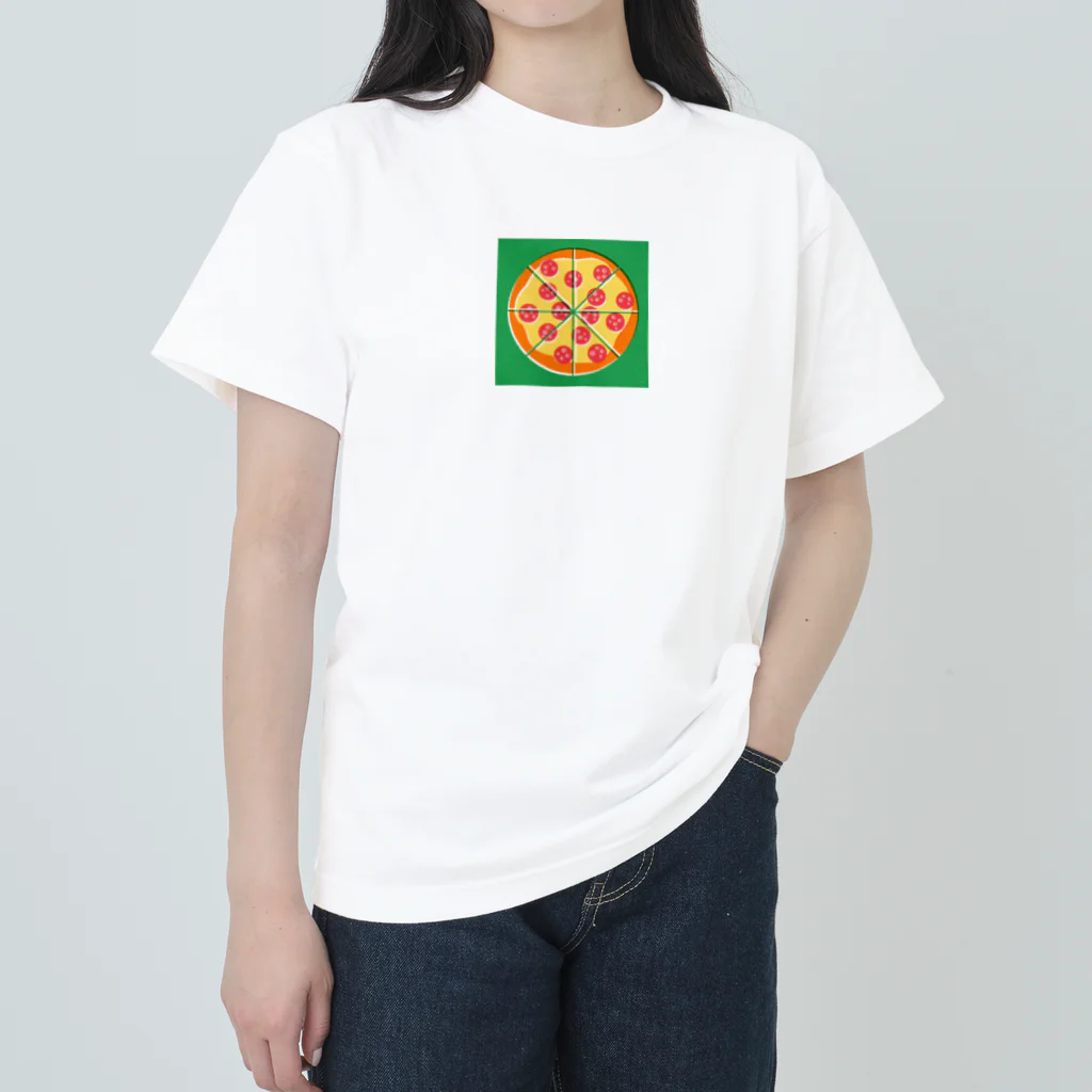 ホンダマイのピザ ヘビーウェイトTシャツ