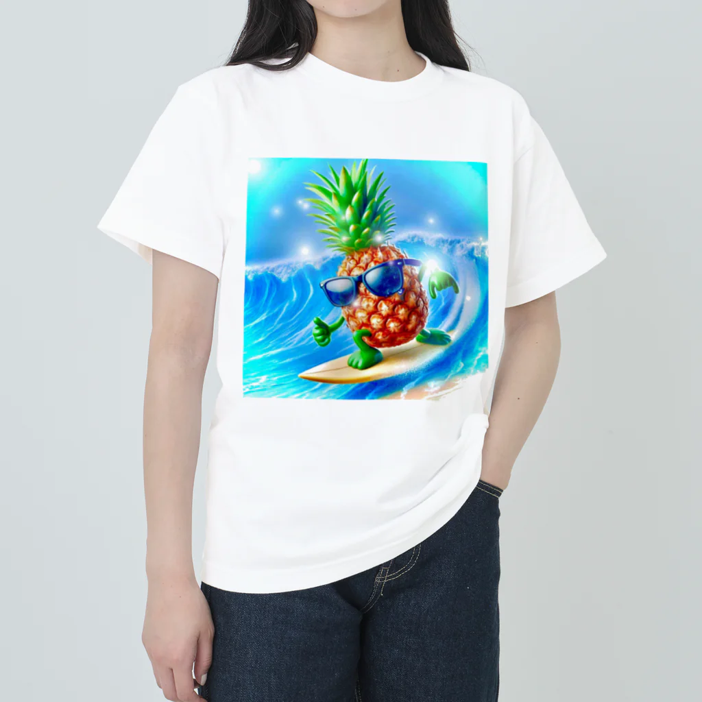 koro-sukeのコロコロサーフィン Heavyweight T-Shirt