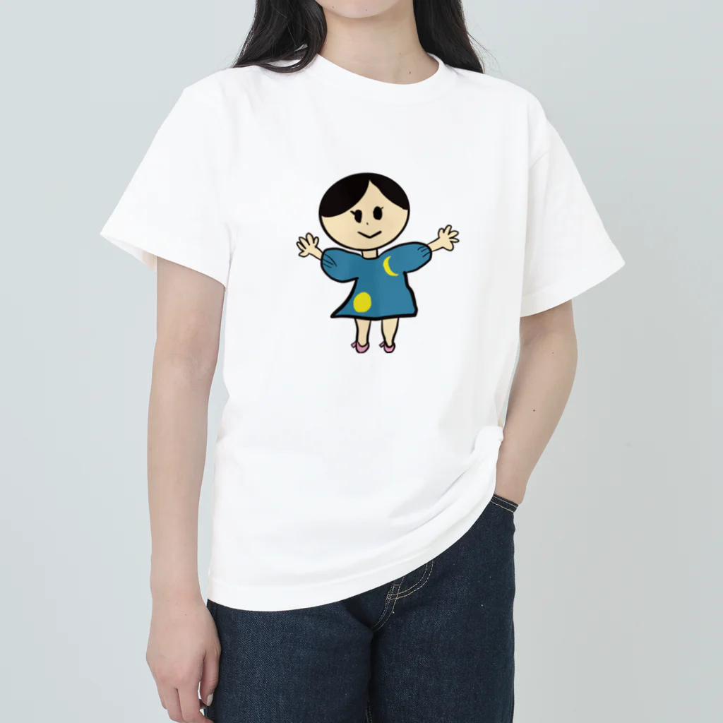 お絵かきリメイク『ＨＡＲＵ』のみかづき Heavyweight T-Shirt