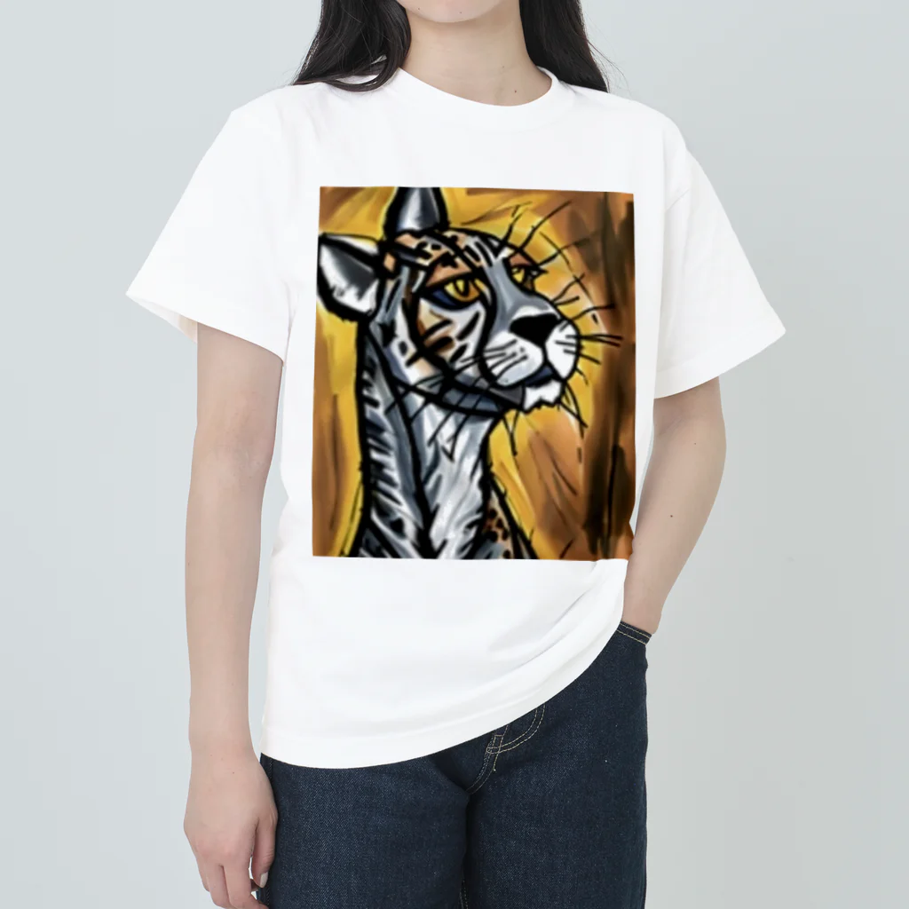 Ppit8の野生の猫 Heavyweight T-Shirt