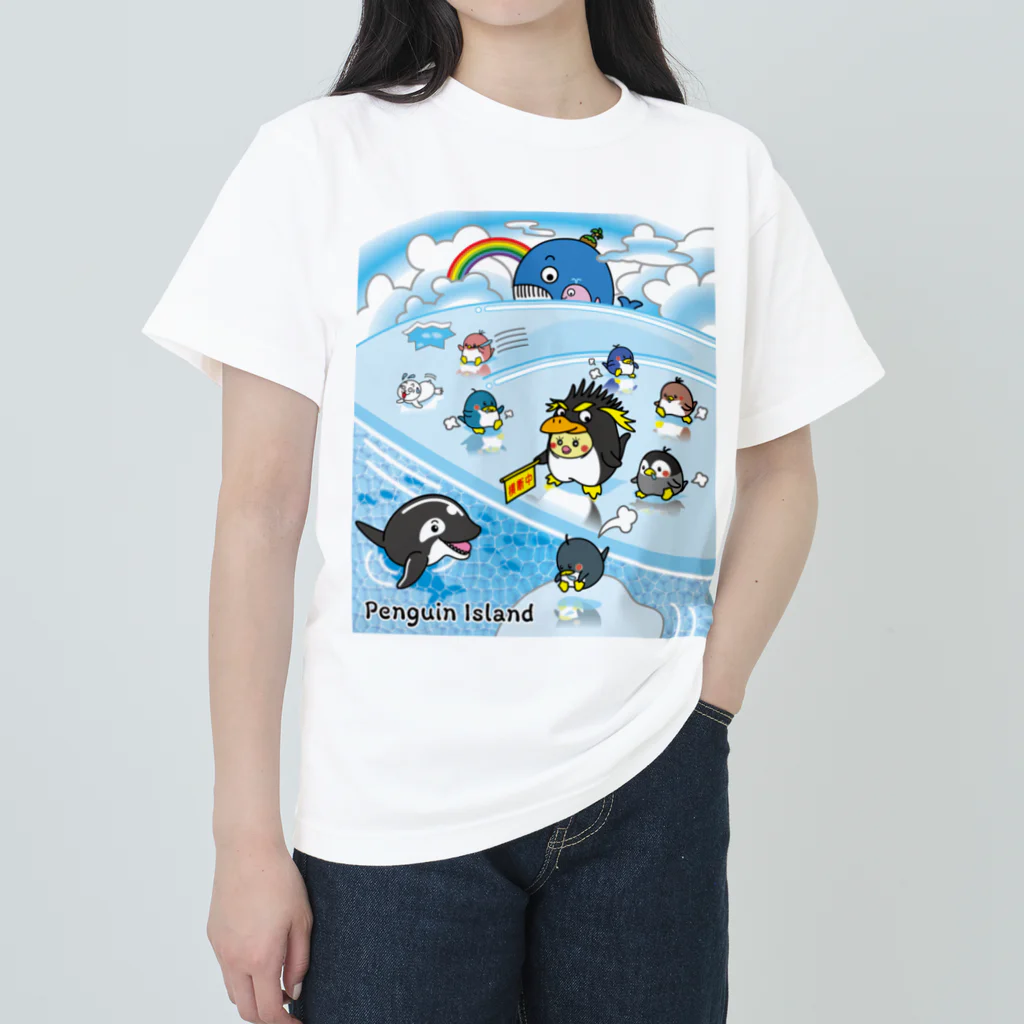 かいほう屋のPenguin Island / ペンギンアイランド ヘビーウェイトTシャツ