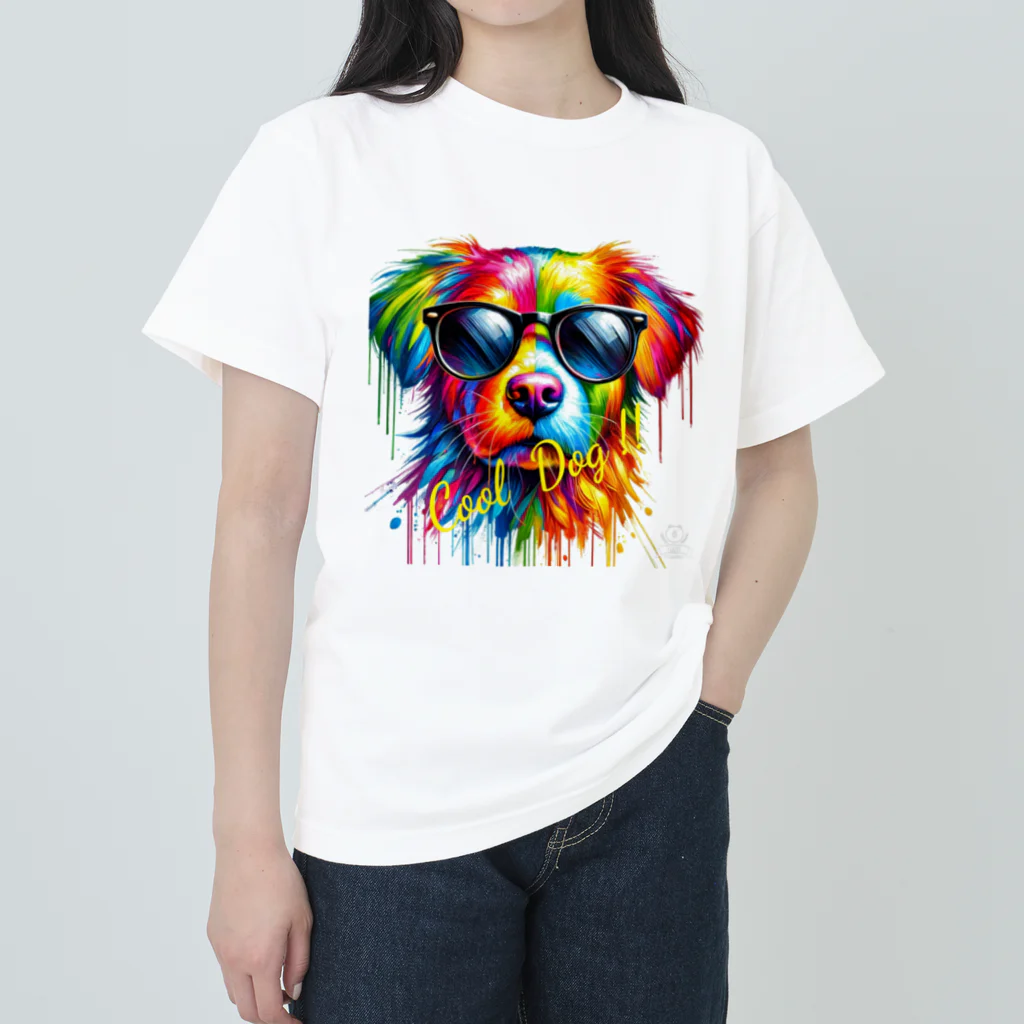 mio_shopのCool Dog !! ヘビーウェイトTシャツ