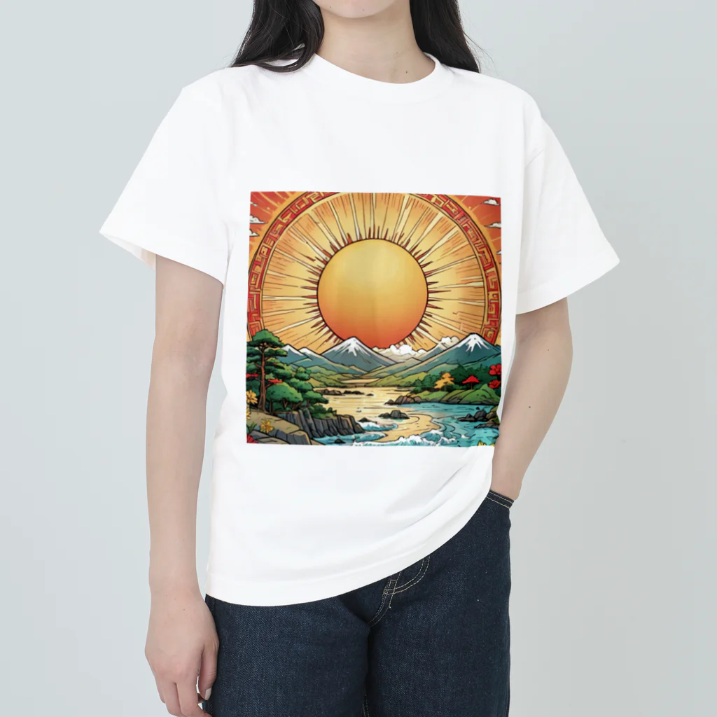 yukki1975の6月_夏至 ヘビーウェイトTシャツ