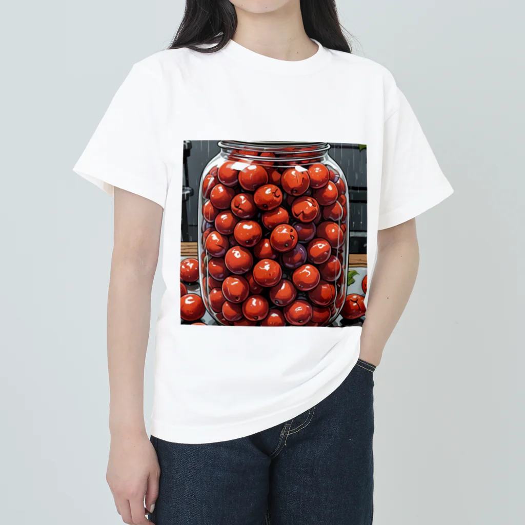 yukki1975の6月_梅干 Heavyweight T-Shirt