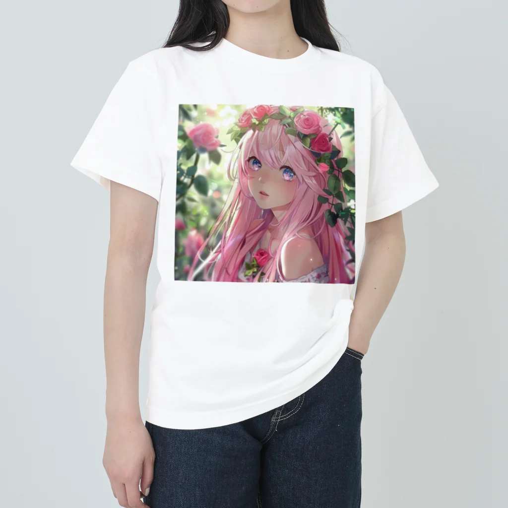 AQUAMETAVERSEの恋するまなざし　Tomoe bb 2712 ヘビーウェイトTシャツ