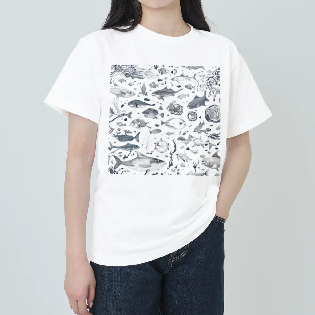 8890の深海 ヘビーウェイトTシャツ