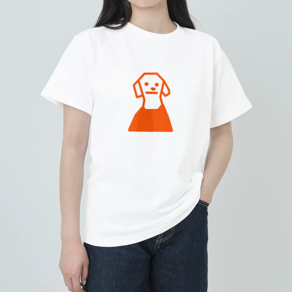 ほかほかアイスティーのシンプルわんわん Heavyweight T-Shirt