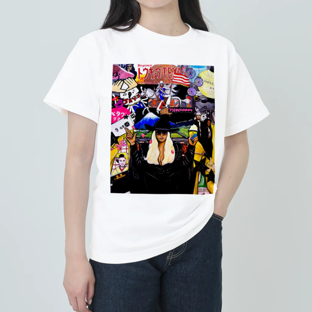 ArikaのQueen in TOKYO, テキサス Heavyweight T-Shirt