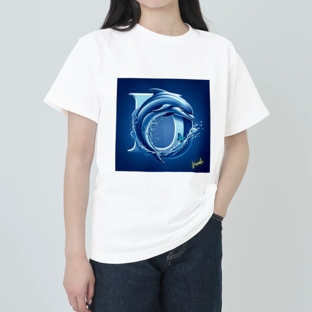 NaturalCanvasのDolphin Heavyweight T-Shirt