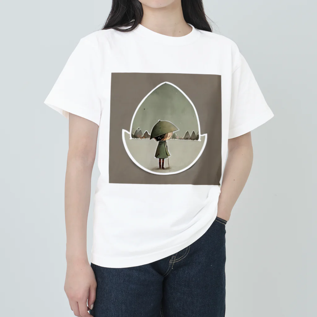 チョピの一寸帽子の子 Heavyweight T-Shirt