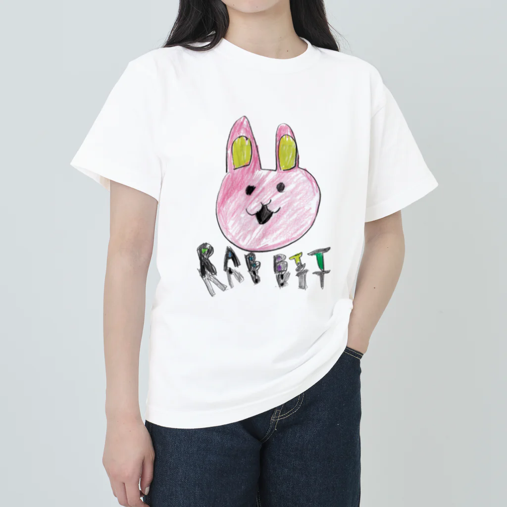 かんちのおみせのRABBIT（ウサギ） Heavyweight T-Shirt