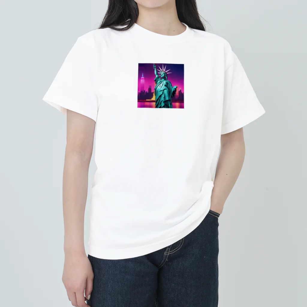 Saori_malaysiaの自由の女神 Heavyweight T-Shirt