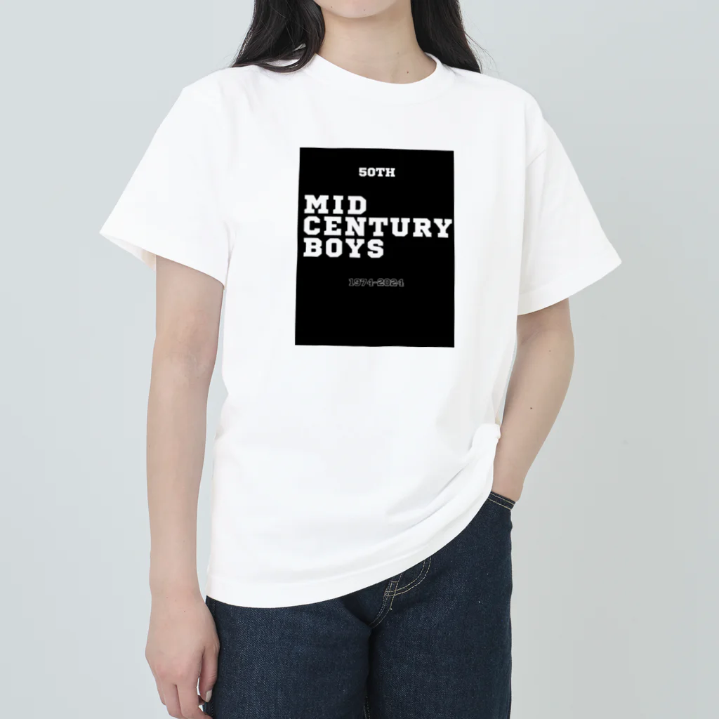 ブラバンホリデーの50th MID CENTURY BOYS ヘビーウェイトTシャツ