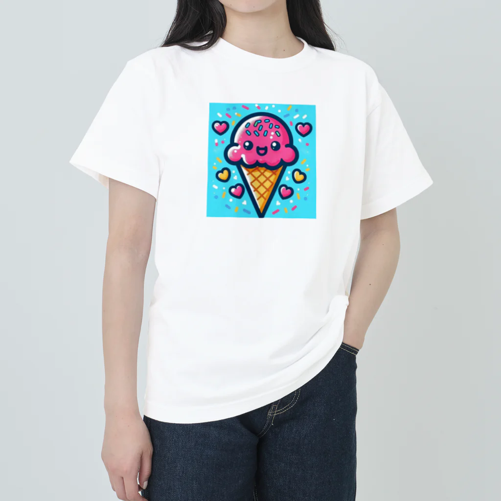 何でもありデザインのアイス Heavyweight T-Shirt